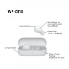 Sony WF-C510 True Wireless ørepropper, hvit thumbnail
