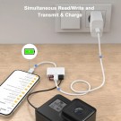 4-i-1 USB-C-adapter til USB-A / SD / TF / USB-C - hvit thumbnail