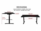 Arozzi Arena Gaming Desk (rød/sort) thumbnail