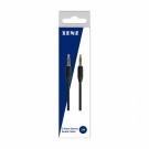 Senz Mini Jack M-M 1 m, svart thumbnail