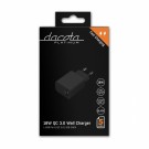 Dacota Platinum USB-A 18 W lader 1P Qc3.0, svart thumbnail
