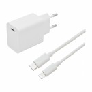Eletra hurtiglader Sett Apple 20 W 1 M, hvit thumbnail