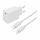 Eletra hurtiglader Sett USB-C 20 W 1 M, hvit thumbnail