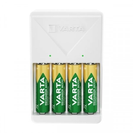 Varta Plug Charger lader for cellebatterier 4 X 56706