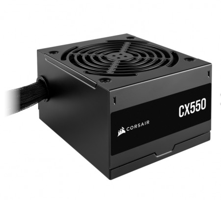 Corsair CX550 Strømforsyning (PSU) - 550 Watt - 120 mm - ATX 2.4 - 80 Plus Bronze sertifisert