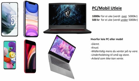 PC/Mobil Utleie
