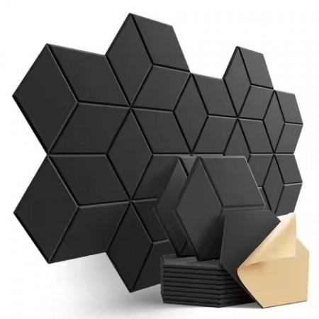 Akustikkplater hexagon