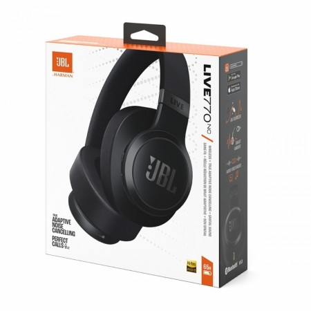 JBL Live 770 trådløse Over-Ear støydempende hodetelefoner, svarte