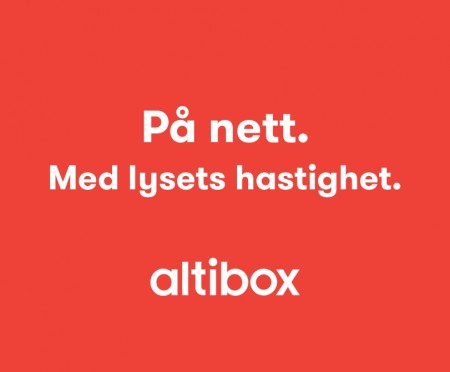 Internett Altibox Fiberbredbånd 500/500 