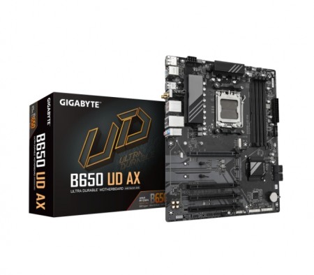 GIGABYTE B650 UD AX Hovedkort - AMD B650 - AMD AM5 socket - DDR5 RAM - ATX